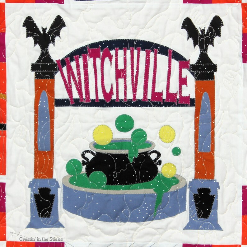 2023 Cackling Stitches Which Way to Witchville BOM image 2