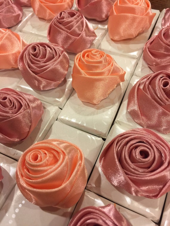 10 Wedding Favors Decorated Chocolate Engagement Wedding Etsy