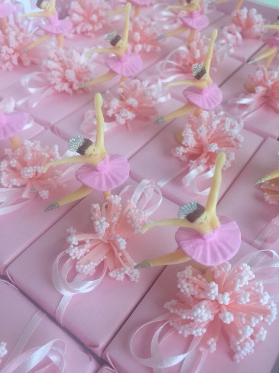 Ballerina baby sales shower favors