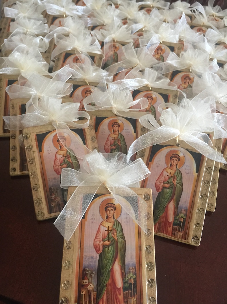 10 Religious icons favors baptism favors Greek Orthodox | Etsy
