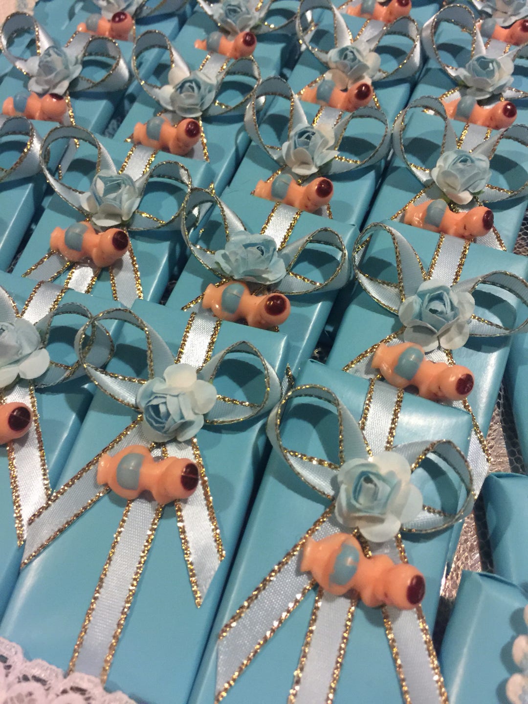 10 Baby Shower Favors,baby Girl, Baby Boy, Decorated Chocolate