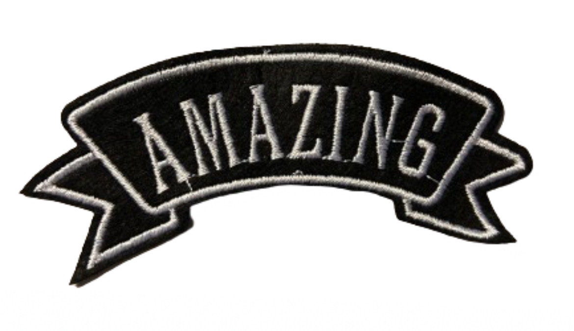 Amazing Patch Iron on Ready Patch Embroidered Filler Patch Hat Bar ...