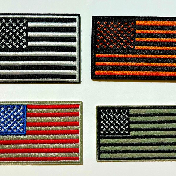 American Flag Patch Iron On Ready Patch USA Flag Brand New America Embroidered