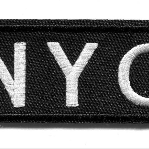 NYC Patch Iron On Ready Patch  Embroidered Filler Patch Hat Bar Taxi NYC City Big Apple