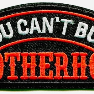 You Can’t Buy BROTHERHOOD Harley Colors Motorcycle Patch Iron On Ready Brand New Amazing Quality! Vest Biker