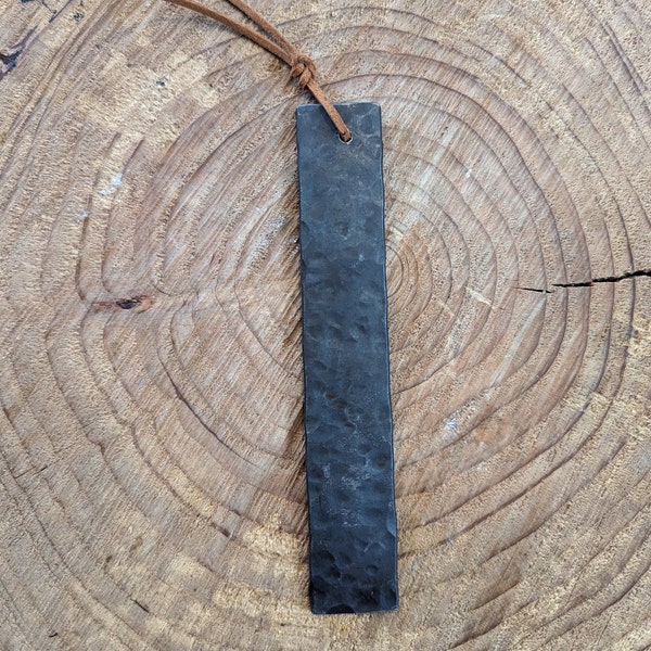 Handmade Iron bookmark (Iron 6th Anniversary gift) - Blacksmith forged - Wedding Present - Mild Steel - Gift under 20