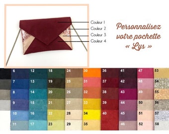 Pochette à personnaliser idéale pour une soirée un mariage