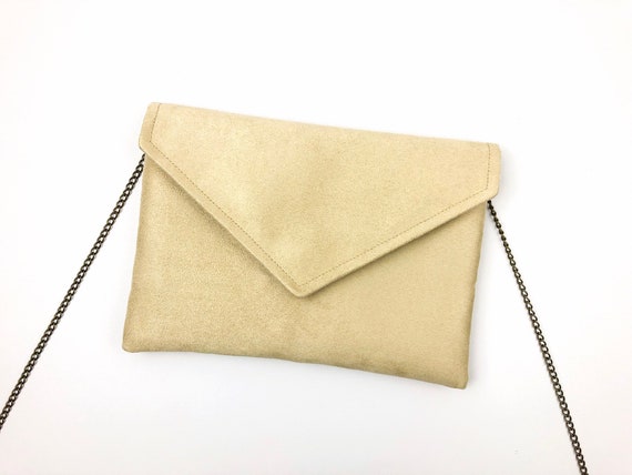 Beige envelope clutch discount