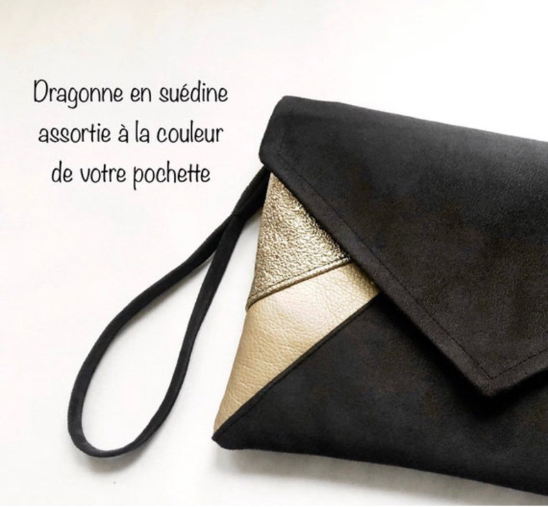 Abend-Clutch, anpassbare Clutch, individuelle Hochzeits-Clutch, anpassbare farbige Clutch-Tasche, ThéaLouise Bild 4