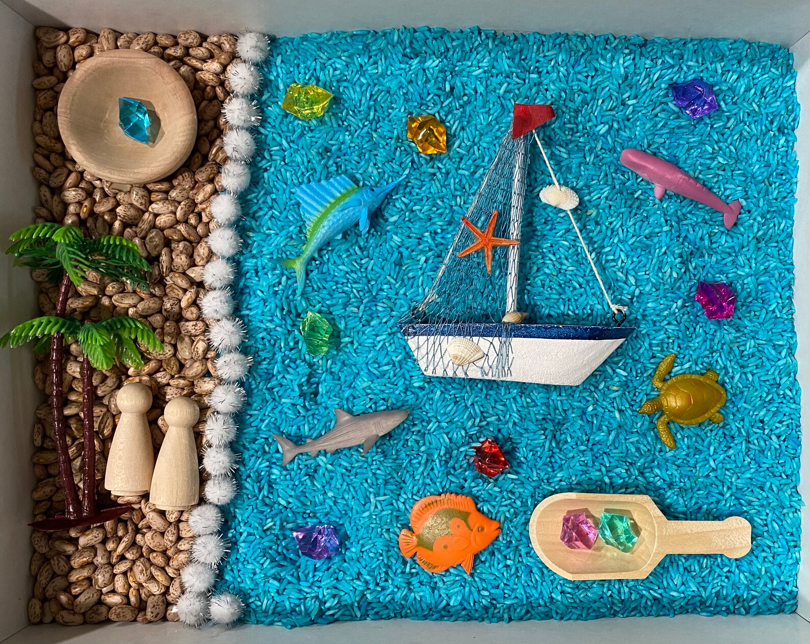 Ocean Sensory Kit Homeschool Ocean Sensory Play Kits Sea Etsy