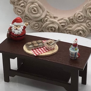 Miniature Dollhouse Christmas I Assorted Miniature Christmas Accessories I Miniature 1:12 Scale Christmas Decorations