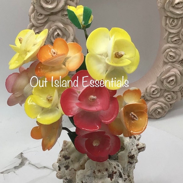Seashell Bouquets I Coastal Seashell Flower Bouquet I Coastal Decor I Colorful Seashell Flower Bouquets