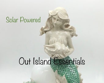 Mermaid solar light hotsell