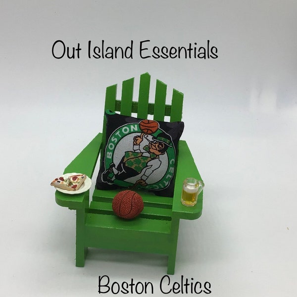 Boston Celtics I NBA Christmas Ornament | Coastal Chair Ornament I Celtics Christmas Ornament I Boston Celtics Coastal Cottage Christmas