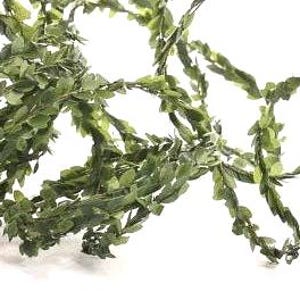 Poppenhuis miniatuur babybukshoutslinger I selecteer jouw lengte slinger I bedrade buxusslinger I schaal 1:12