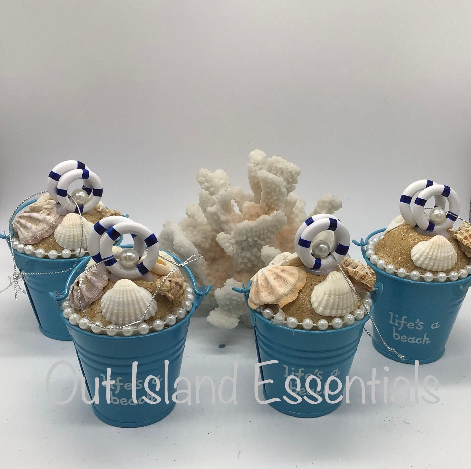 Biggie Beach Bucket Ornament I Coastal Christmas Ornament I Etsy