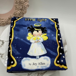 Little Light by Joy Allen Fabric Book I Fabric Book I Children&#39;s Christmas Book I Washable Cloth Book I Fabric Baby Book I Fabric Book
