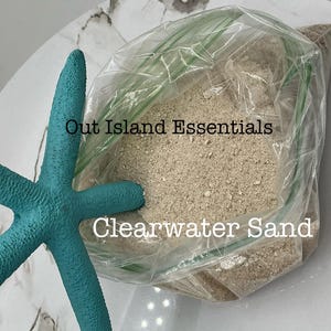 Florida Beach Sand I Authentic Clearwater Sand I White Sand I Fairy Village Sand I White Craft Sand Florida West Coast Sand
