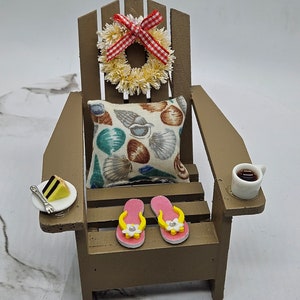 Adirondack Ornament I Christmas Beach Ornament I Adirondack Chair Christmas Ornament I Beach Chair Christmas Ornament I Adirondack Chair
