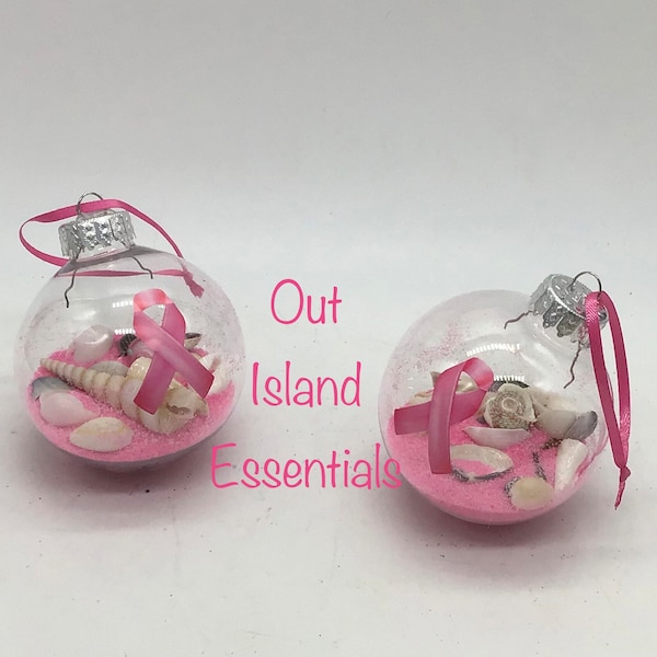 Breast Cancer Awareness Ornament | Pink Ornament | Breast Cancer Ornament | Pink Ribbon Ornament | Pink Ribbon Remembrance