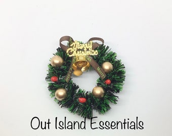 10 Mini Ghirlande Natalizie In Miniatura Per Casa Delle Bambole – Decorazioni Festive In Plastica