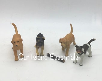 Miniature Family Dogs I Dollhouse Miniature Pet I Miniature Furry Pets I Miniature Terrier Dogs