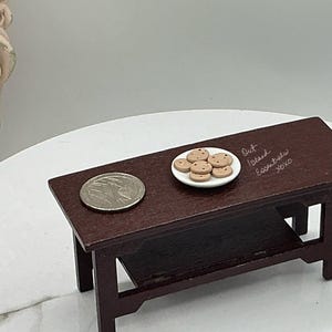 Miniature Dollhouse Chocolate Chip Cookies I Miniature Tray Of Cookies I Miniature Cookie Platter I Miniature Cookies On Tray I 1:12 Scale