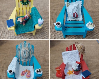 Adirondack Ornament I Christmas Beach Ornament I Adirondack Chair Christmas Ornament I Beach Chair Christmas Ornament I Adirondack Chair