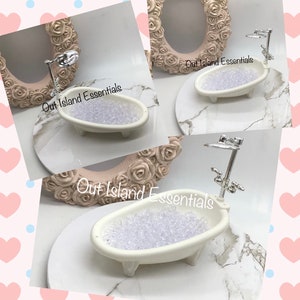 NEW Miniature Bathtub I Dollhouse Miniature Bathtub I Miniature White Bathtub