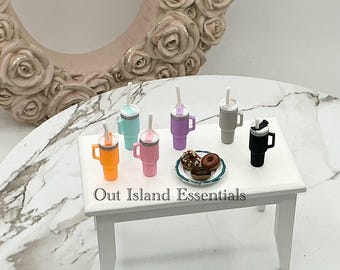 1:12 Scale Dollhouse Thermal Cup | Miniature Doll Popular Cup | Miniature Dollhouse Cup | 1 12 Scale Dollhouse Accessories