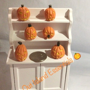 Miniature Small White Hutch I Dollhouse Miniature White Extra Counter Furniture I Miniature 1:12 Scale Furniture