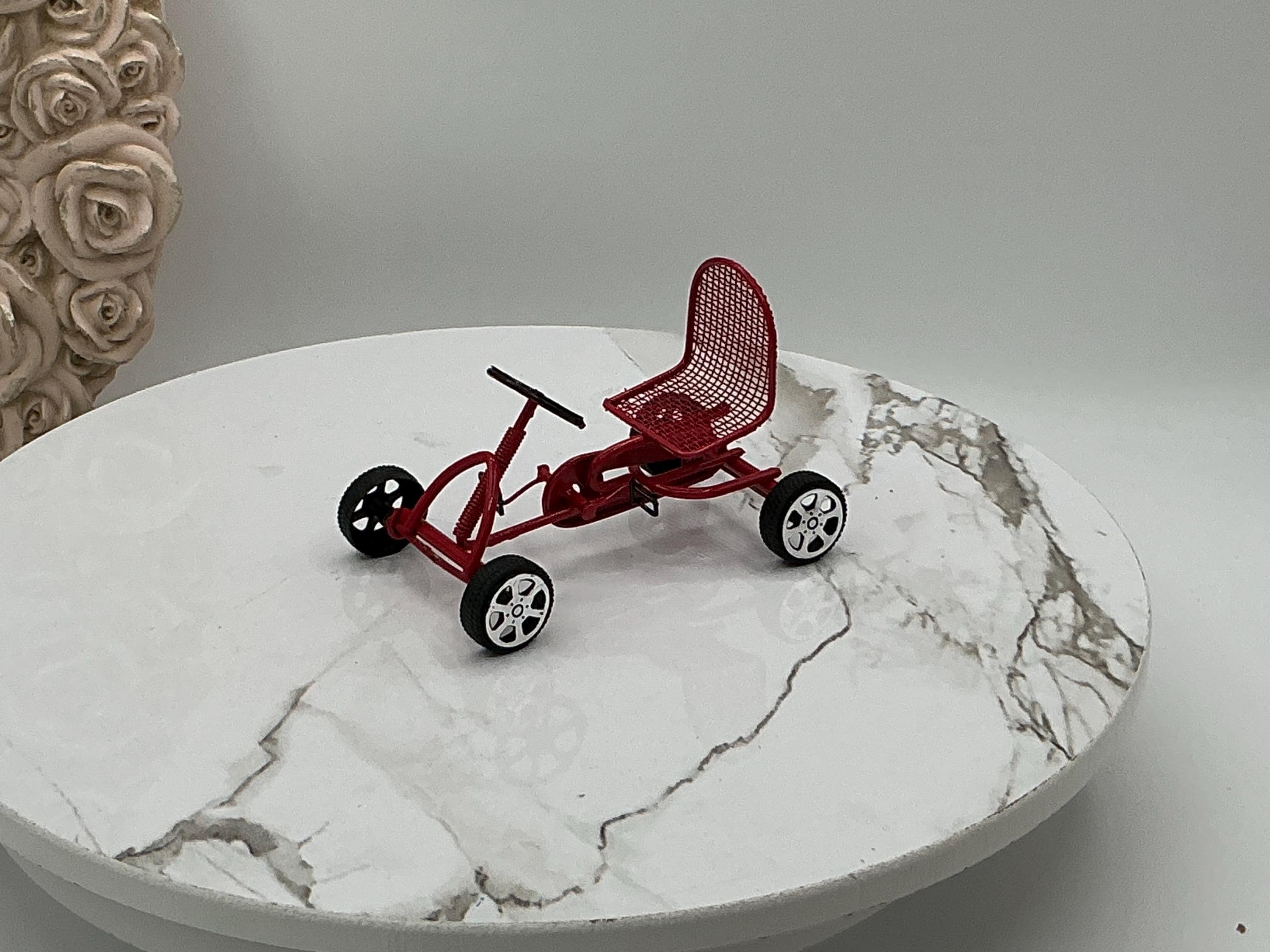Miniature Dollhouse Toy Scooter I Miniature Doll Toys I Miniature Dollhouse 1:12 Scale Accessories