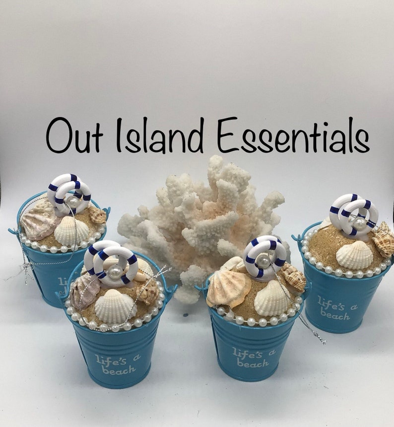 Biggie Beach Bucket Ornament I Coastal Christmas Ornament I Etsy