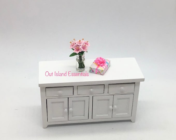Miniature Kitchen Counter With Drawers I Dollhouse Miniature Etsy