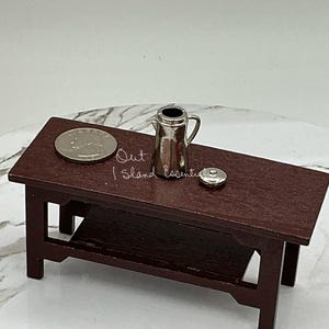 1 Pc. Dollhouse Miniature Coffee Pot I Miniature Doll Hot Coffee I Miniature Dollhouse Coffee Pot I 1:12 Scale Dollhouse Pot Of Coffee