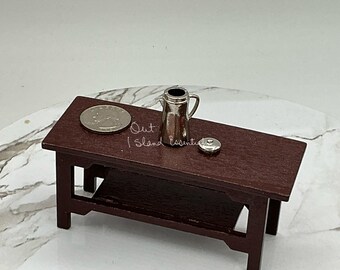 1 Pc. Miniatura de casa de bonecas Cafeteira I Miniatura de boneca Café quente I Miniatura de casa de bonecas Cafeteira I Escala 1:12 Boneca Pote de café
