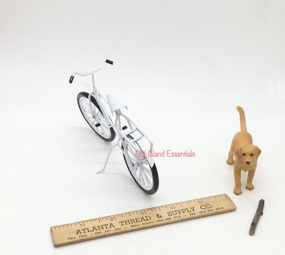Puppenhaus Miniatur Schwarz Metall Fahrrad Fahrrad Garten H5Z6 Maßsta homer J1A7 