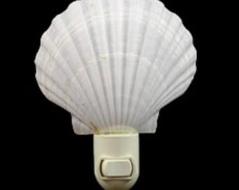 Night LightI Nursery Light I Seashell Night Light I Night Light I Shell Night Lite I Scallop Clam Night Light I Conch Shell Light