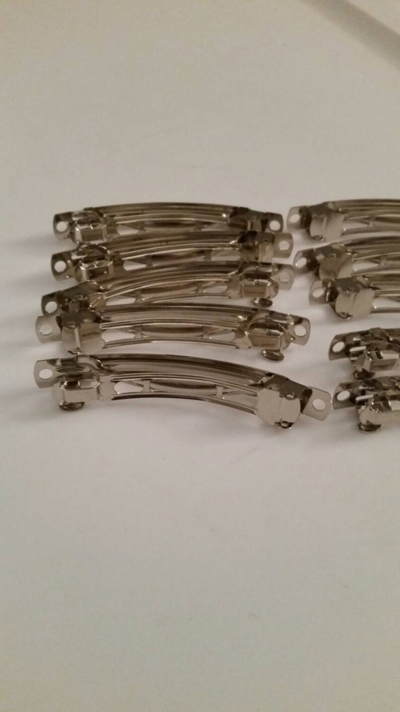 80mm Blank Hair Clip 10 Pcs. per Order Hair Clip Base Hair Etsy