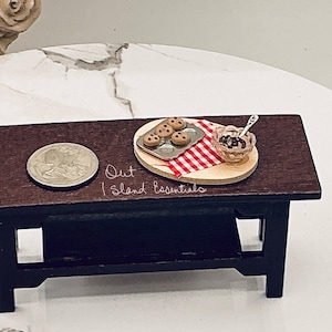 Miniature Cookie Baking Assortment | Dollhouse Baking Products I Miniature Cookie Making I Miniature Dollhouse Baking I 1:12 Scale