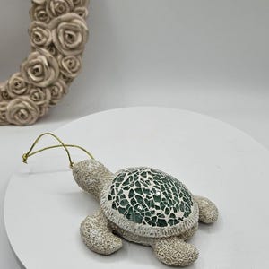 Un adorno de tortuga I Amo a las tortugas I Adornos colgantes de tortuga costera I Decoración costera