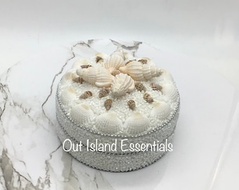 Seashell Trinkets I Seashell Trinket Box I Seashell Ring Holder I Engagement Box  I Coastal Wedding Ring Pillow I Seashell Trinket Box