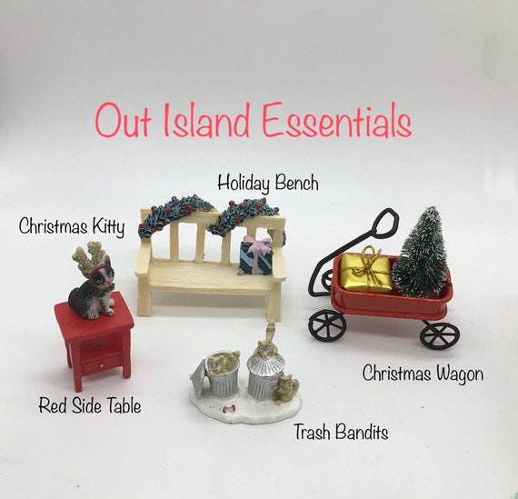 Miniature Dollhouse Christmas I Assorted Miniature Christmas Accessories I  Miniature 1:12 Scale Christmas Decorations 