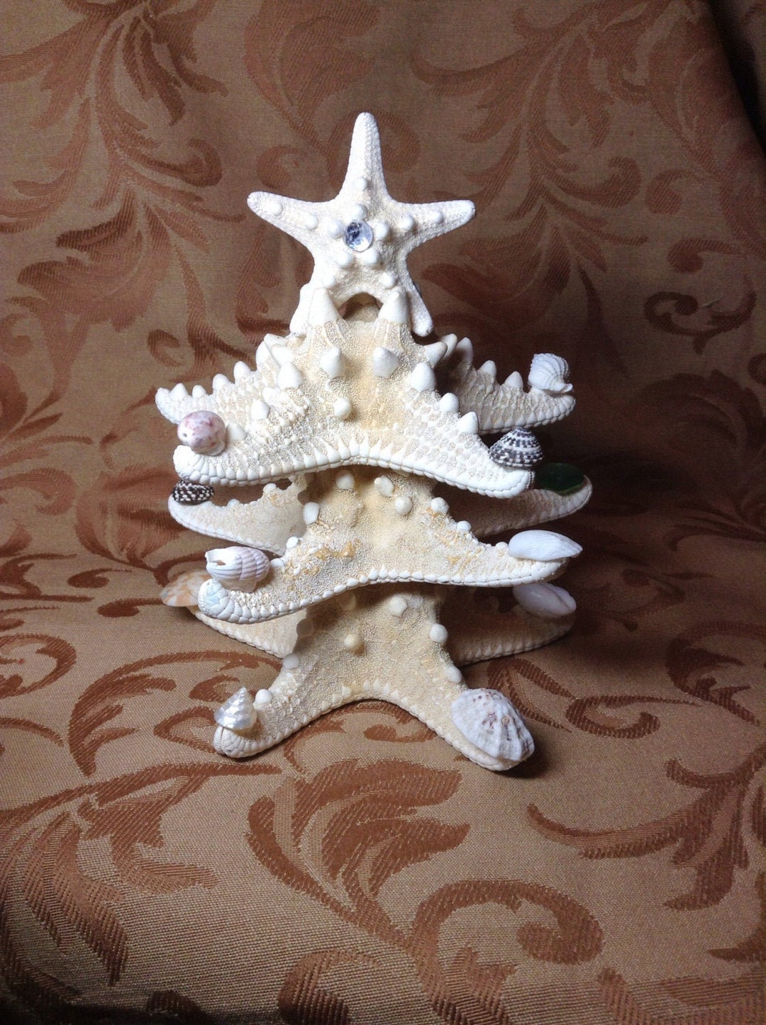 Starfish Christmas Tree Decoration Seashell Starfish Etsy