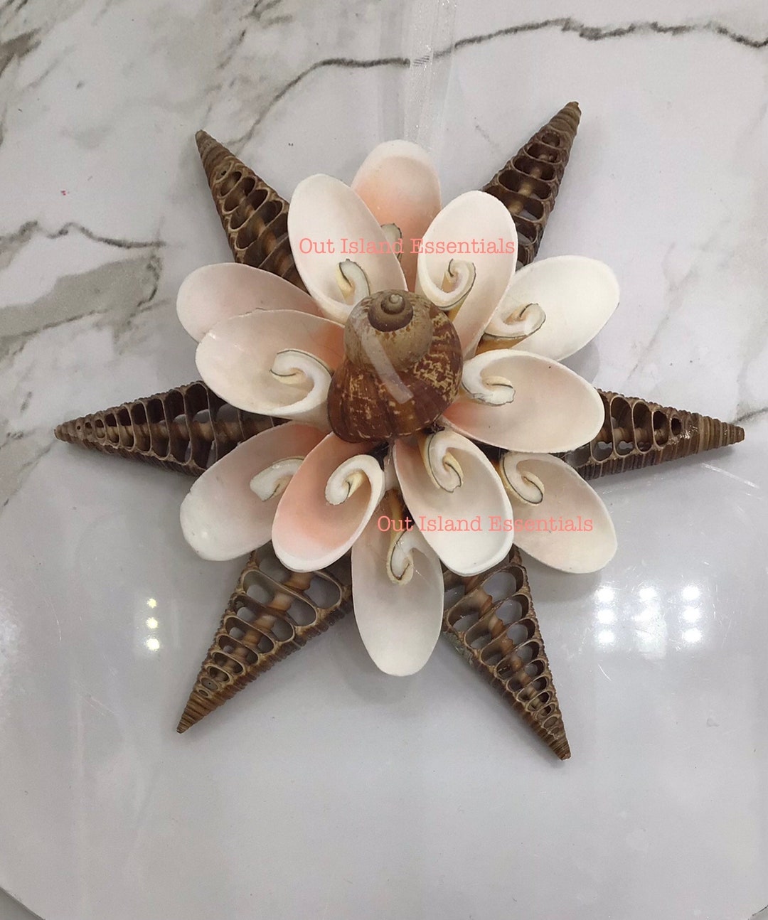 NEW Limited Edition Seashell Snowflake Christmas Ornament I Lady ...