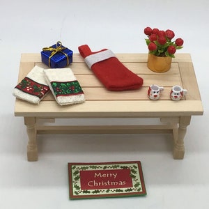 Miniatuurkerstmokken I Miniatuurschaal 1:12 gezellige decoratieve kerstmokken I Miniatuur kerstdecor