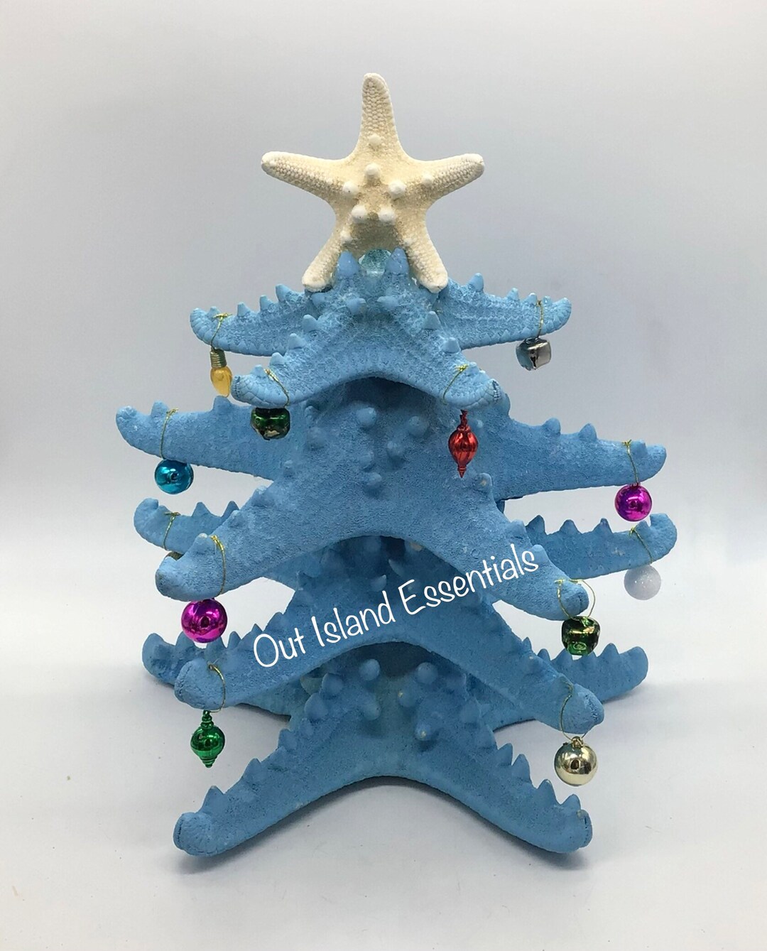 Starfish Christmas Tree Decoration, Starfish Christmas Tree, Starfish Beach Christmas Tree