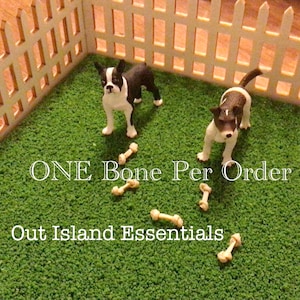 Miniature Dog Bones I Miniature Dollhouse Pets I Miniature Dog Bones IMiniature Dollhouse Family Pet Accessories I 1:12 Scale