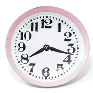 Miniature Wall Clock I Dollhouse 1:12 Scale Wall Clock I Miniature Accessories