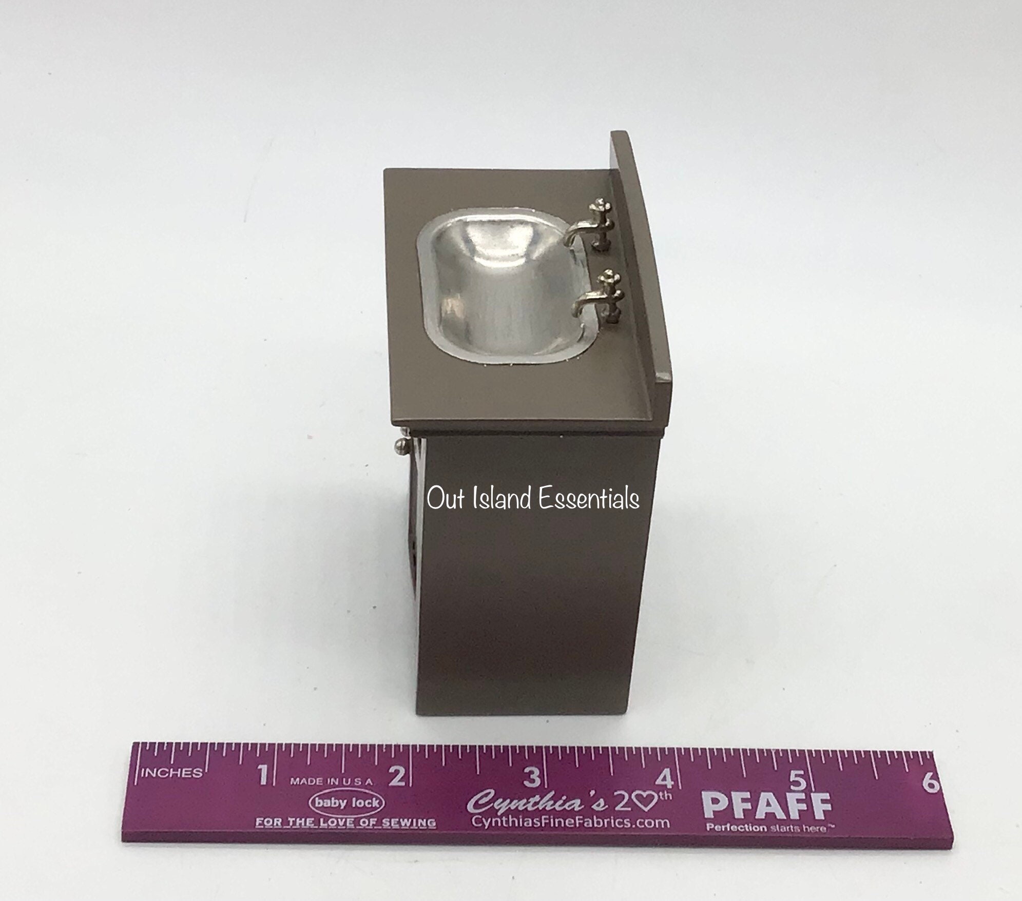 Miniature Bathroom Sink Vanity I Miniature Counter and Sink I Etsy